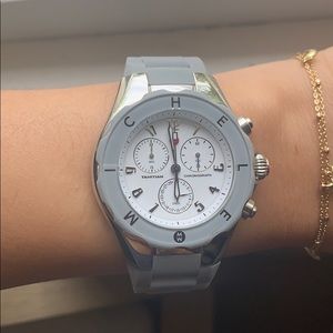 Michele Tahitian Jelly Bean Watch Rubber Strap